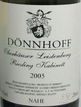 Donnhoff - Riesling Oberhauser Leistenberg Kabinett NV (750ml) (750ml)