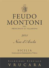Feudo Montoni - Nero dAvola Special Selection Vrucara Sicily 2018 (750ml) (750ml)
